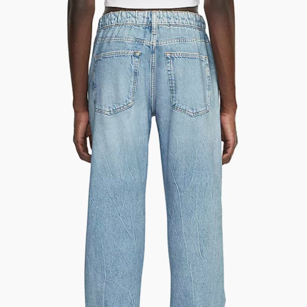rag & bone Light Blue Denim Jogger Pants - Picture 6 of 9